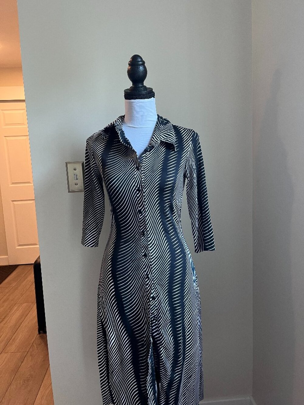 Vintage Betsey Johnson Shirt Dress, Size Medium